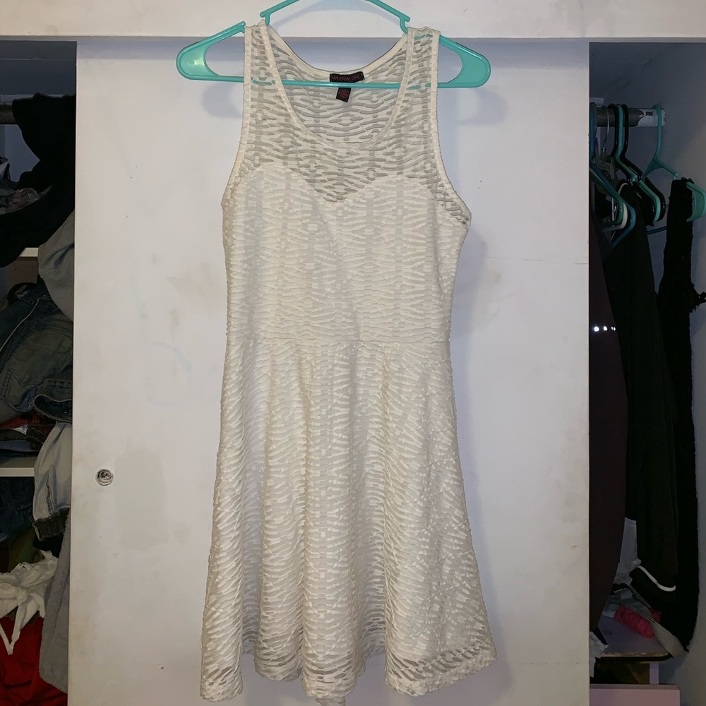 white sun dress size S